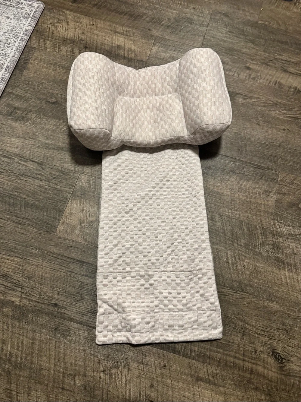 Contoured Support Pillow in Light Beige - Home Accents (for couch, recliner,car)